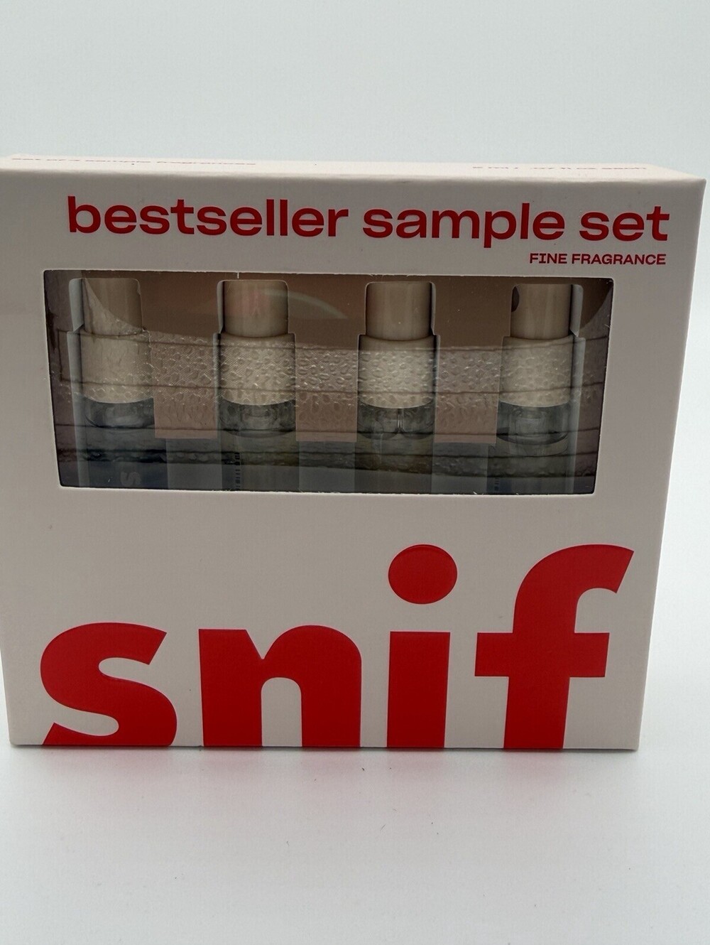 Snif Bestseller Sample Set 4 x 2ml Fine Fragrance Discovery Gift Set New Sealed